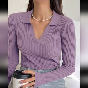 Purple Sweater